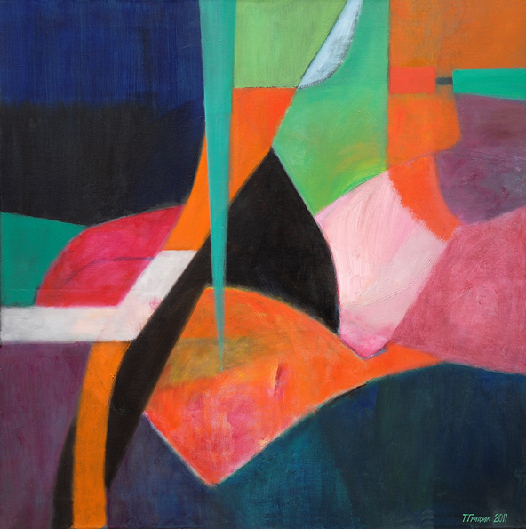 Вмешательство 100 х 100 холст, масло 2011.jpg