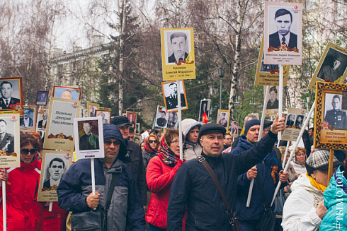 Бессмертный полк в Новосибирске