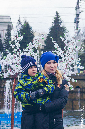 Празднование Дня Победы в Новосибирске