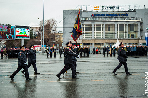 Новосибирск готовится к празднованию 9 мая 