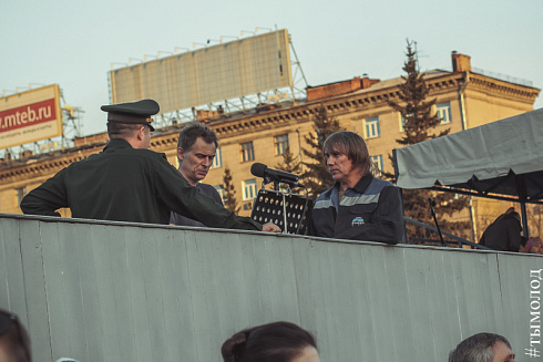 Репетиция парада Победы в Новосибирске 