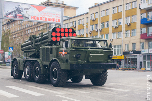 Празднование Дня Победы в Новосибирске