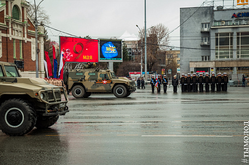 Новосибирск готовится к празднованию 9 мая 