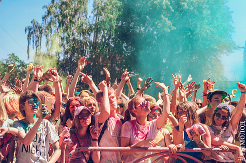 Happy Holi Fest Новосибирск 2017