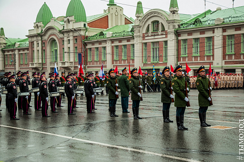 Новосибирск готовится к празднованию 9 мая 