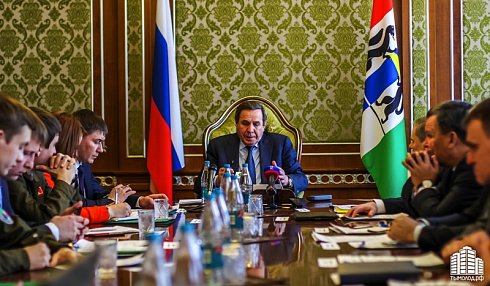 Встреча руководителей студенческих отрядов с губернатором Новосибирской области Владимиром Городецким