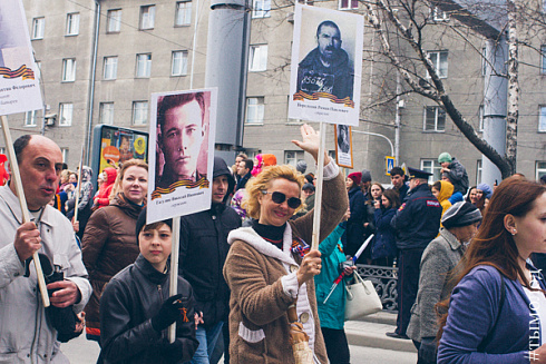 Бессмертный полк в Новосибирске
