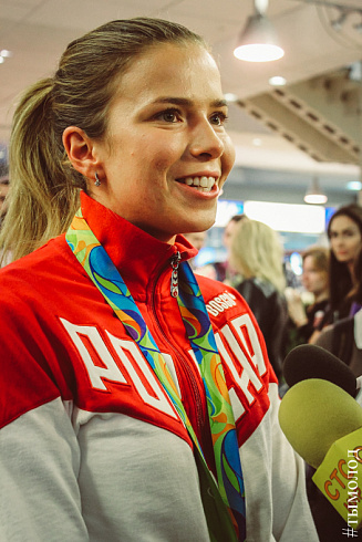 Олимпийская чемпионка Юлия Гаврилова вернулась в Новосибирск