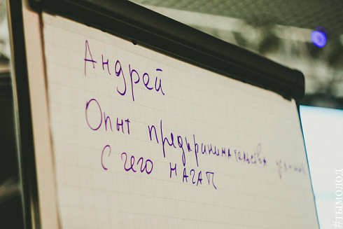Встреча с молодыми предпринимателями в пространстве #местоесть