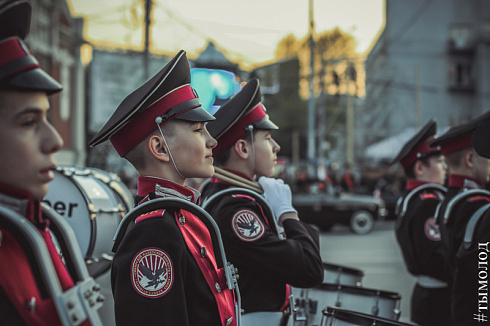 Репетиция парада Победы в Новосибирске 