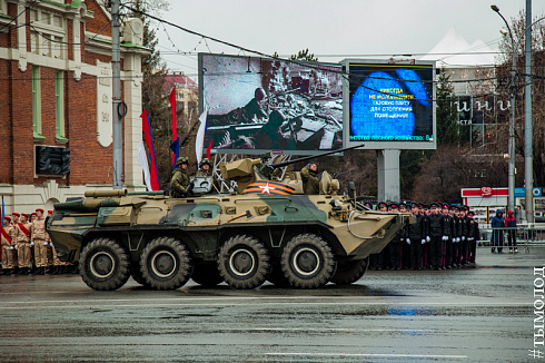 Новосибирск готовится к празднованию 9 мая 