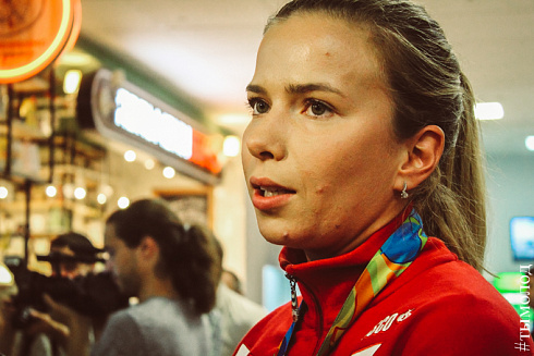 Олимпийская чемпионка Юлия Гаврилова вернулась в Новосибирск