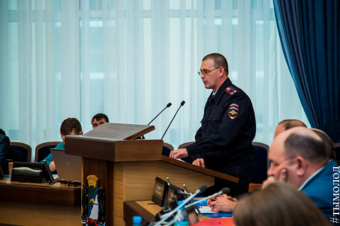 Открытие сборов народных дружин и общественных объединений правоохранительной направленности г.Новосибирска 