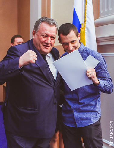 Награждение дружинников народных дружин Новосибирска по итогам 2016 года