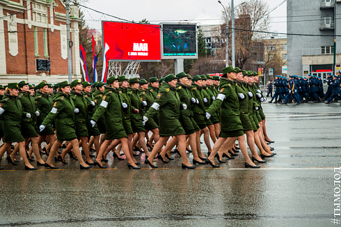 Новосибирск готовится к празднованию 9 мая 