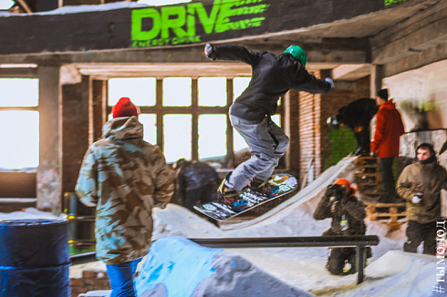 Первая в России битва по сноуборду в городской среде Drive Urban Snowboard