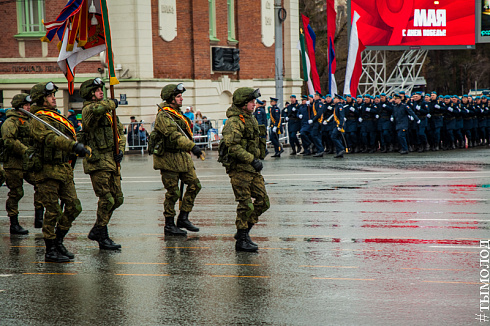 Новосибирск готовится к празднованию 9 мая 