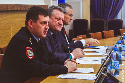 Награждение дружинников народных дружин Новосибирска по итогам 2016 года