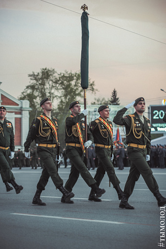 Репетиция парада Победы в Новосибирске 