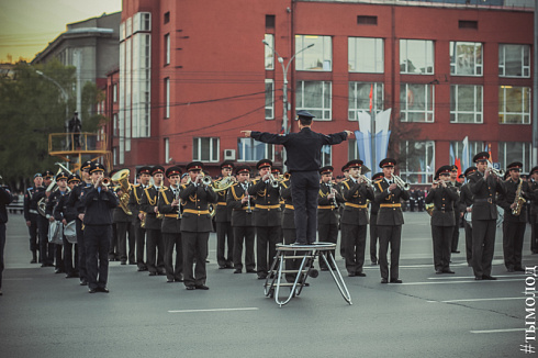 Репетиция парада Победы в Новосибирске 