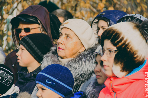 Открытие памятной доски ново-николаевским купцам-меценатам Вере Ивановне и Федору Даниловичу Маштаковым