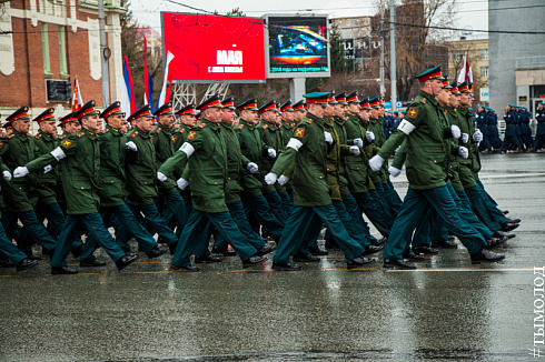 Новосибирск готовится к празднованию 9 мая 