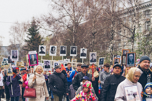 Бессмертный полк в Новосибирске