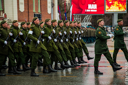 Новосибирск готовится к празднованию 9 мая 