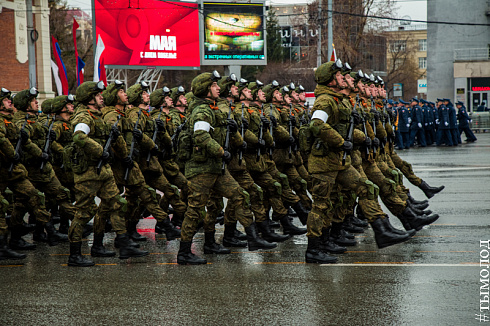Новосибирск готовится к празднованию 9 мая 