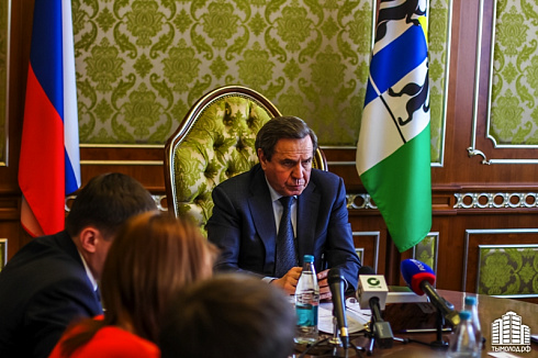 Встреча руководителей студенческих отрядов с губернатором Новосибирской области Владимиром Городецким