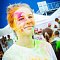 Фестиваль красок "Holi-Day" у ТЦ "МЕГА"
