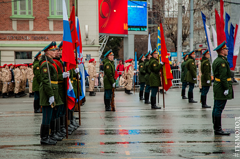 Новосибирск готовится к празднованию 9 мая 