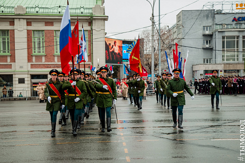 Новосибирск готовится к празднованию 9 мая 