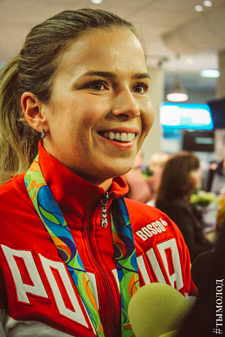 Олимпийская чемпионка Юлия Гаврилова вернулась в Новосибирск