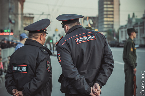 Репетиция парада Победы в Новосибирске 