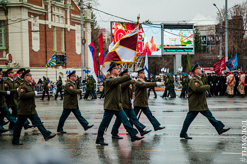 Новосибирск готовится к празднованию 9 мая 
