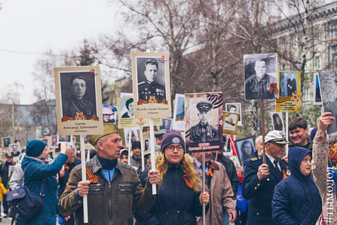 Бессмертный полк в Новосибирске