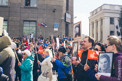 Бессмертный полк в Новосибирске