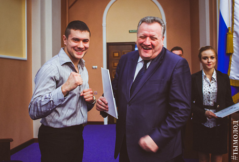 Награждение дружинников народных дружин Новосибирска по итогам 2016 года