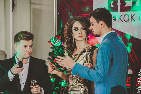 Съёмки новогодней программы