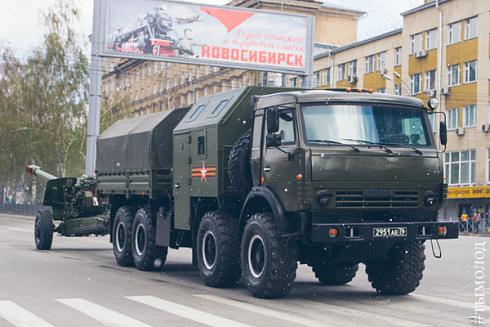Празднование Дня Победы в Новосибирске
