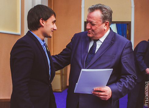 Награждение дружинников народных дружин Новосибирска по итогам 2016 года