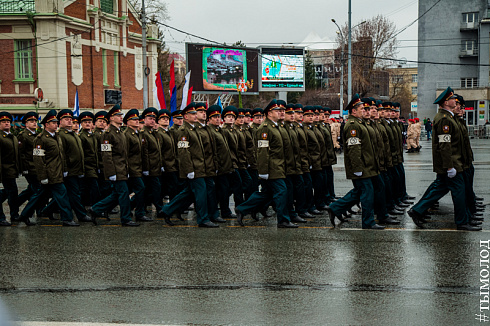 Новосибирск готовится к празднованию 9 мая 
