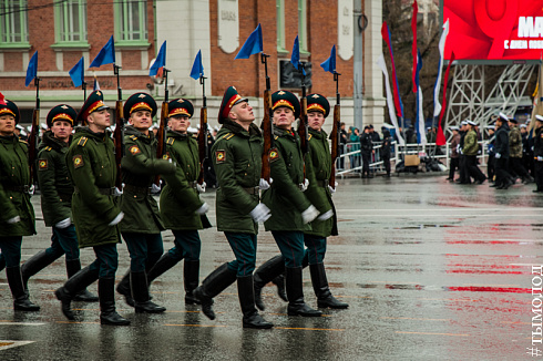 Новосибирск готовится к празднованию 9 мая 