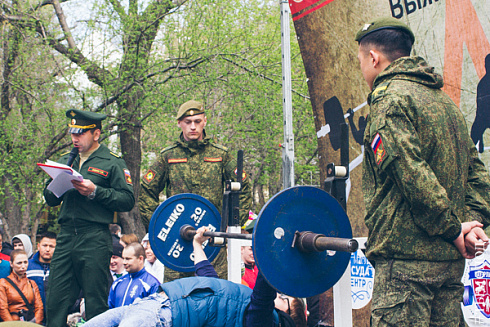 Празднование Дня Победы в Новосибирске