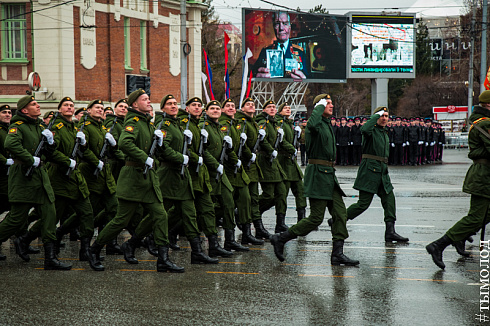 Новосибирск готовится к празднованию 9 мая 