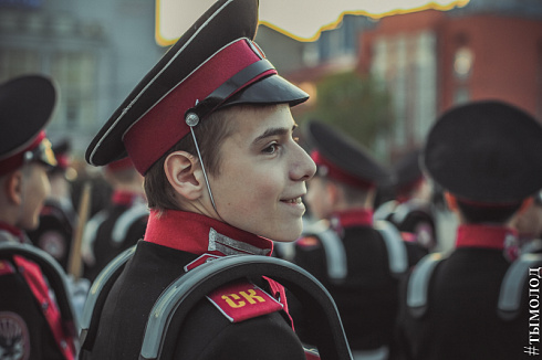 Репетиция парада Победы в Новосибирске 