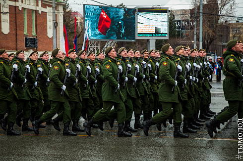 Новосибирск готовится к празднованию 9 мая 
