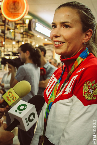Олимпийская чемпионка Юлия Гаврилова вернулась в Новосибирск