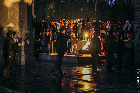 В Новосибирске прошла акция «Свеча памяти»